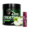 Creatine monohydrate jabłko 500g Laborell + gratis PRE-WORKOUT Shot malinowy