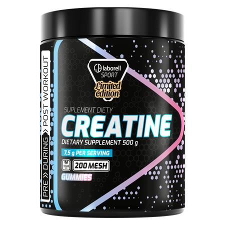 Monohydrat kreatyny o smaku kwaśnych żelek 500g