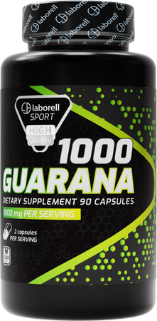 Laborell GUARANA 1000mg POBUDZENIE PAMIĘĆ ENERGIA