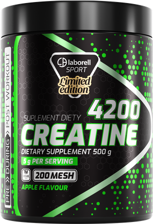 Laborell Creatine monohydrate - jabłko 500g