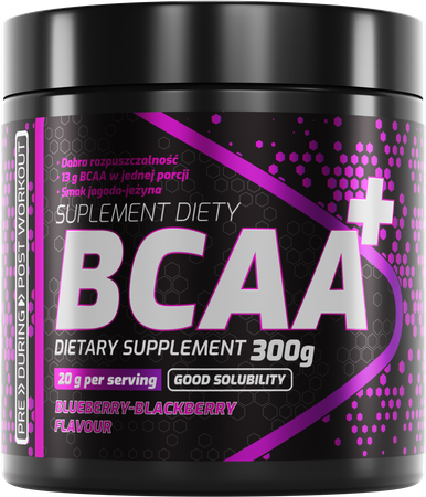 BCAA+ jagoda jeżyna 300g