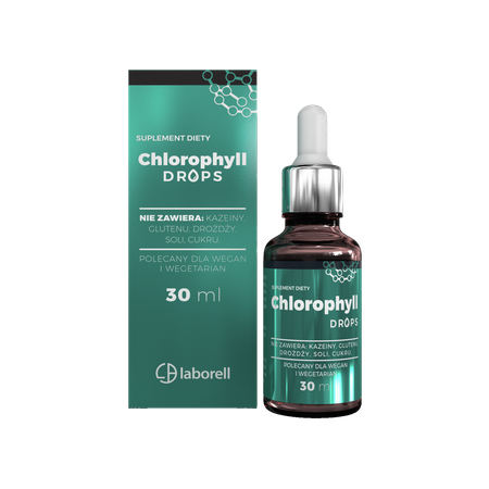 Laborell chlorofil w kroplach 30 ml