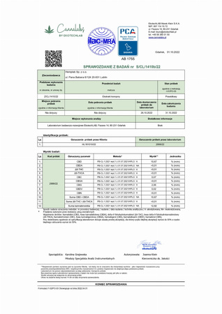 Laborell Olejek konopny CBD 10% GUMA BALONOWA