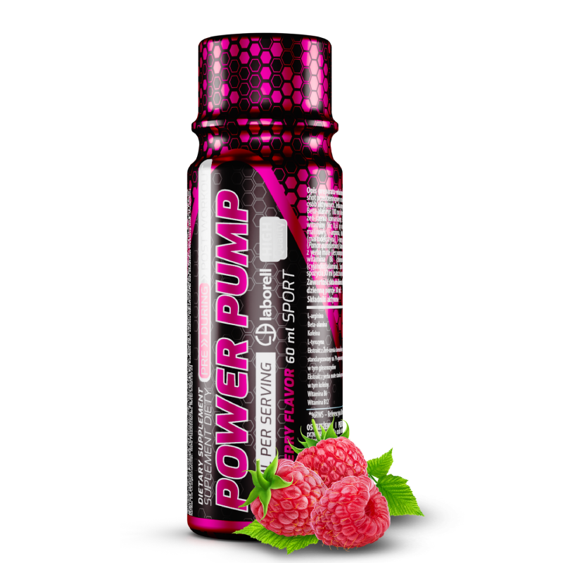 Preworkout shot Power pump malina 60 ml