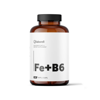 Fe+B6 żelazo 100 kapsułek