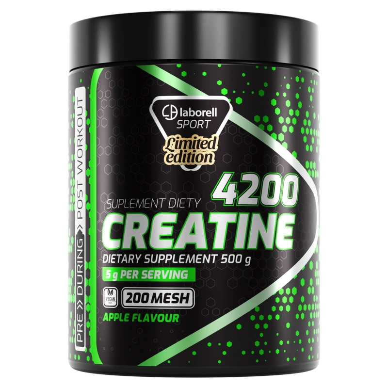 Monohydrat kreatyny jabłko 500 g