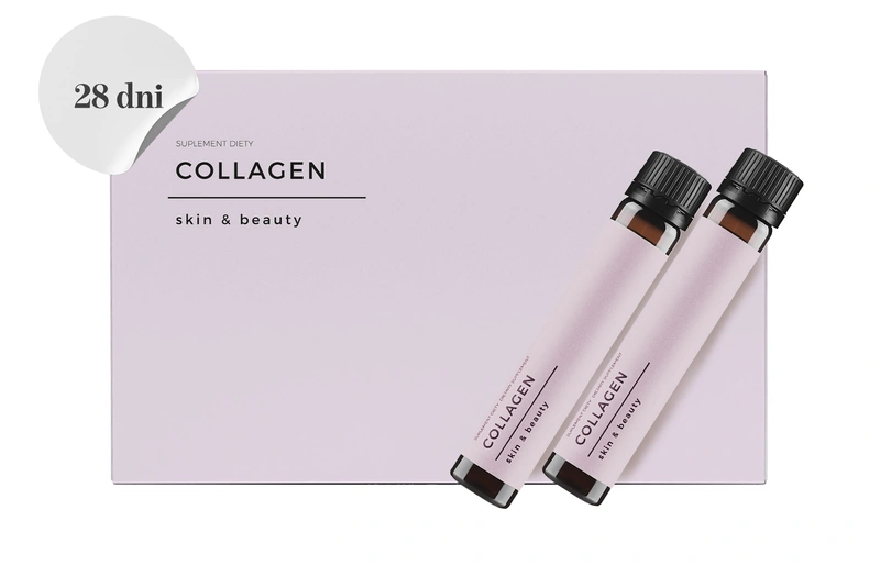 Collagen shot na 28 dni włosy, skóra, paznokcie